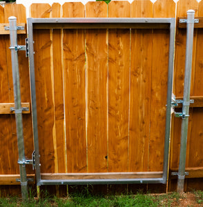 Wood Fence Gates - Steel Frames