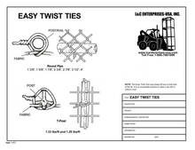 Load image into Gallery viewer, Easy Twist Fence Ties (Bag of 100)