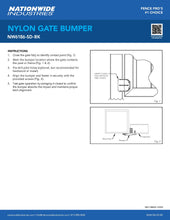 Load image into Gallery viewer, Nylon Gate Bumper