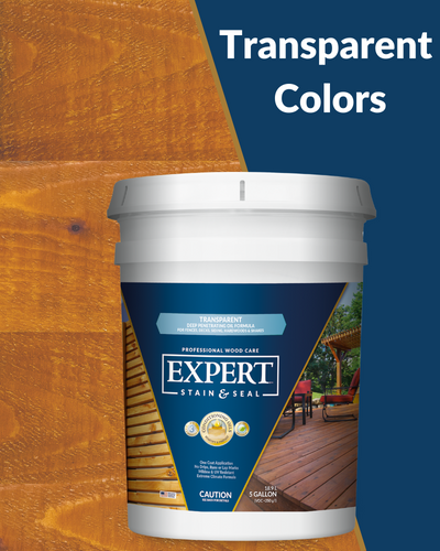 Transparent Fence, Deck, and Wood Stain & Sealer - Stain & Seal Experts Store